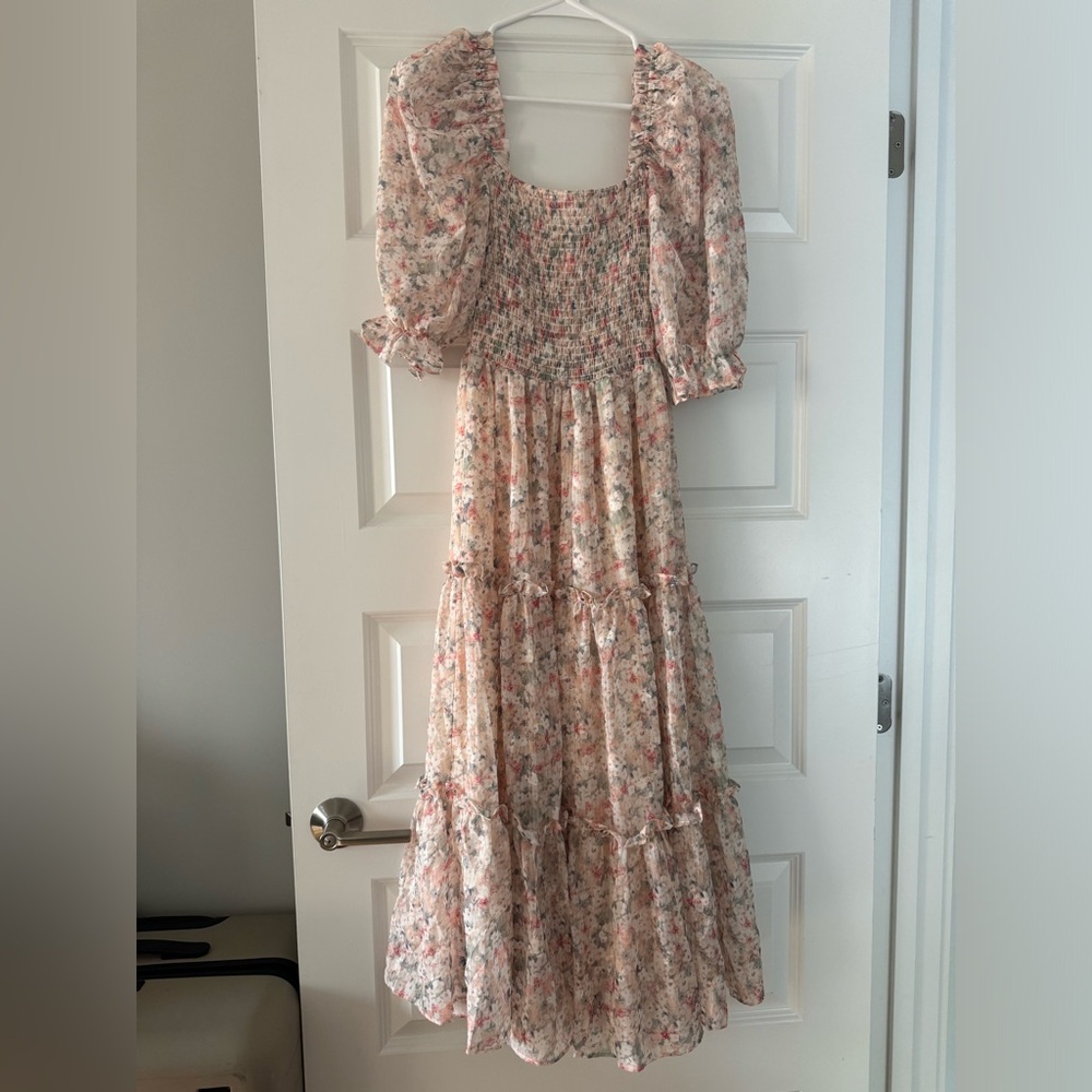 LAIT floral dress. Size XS